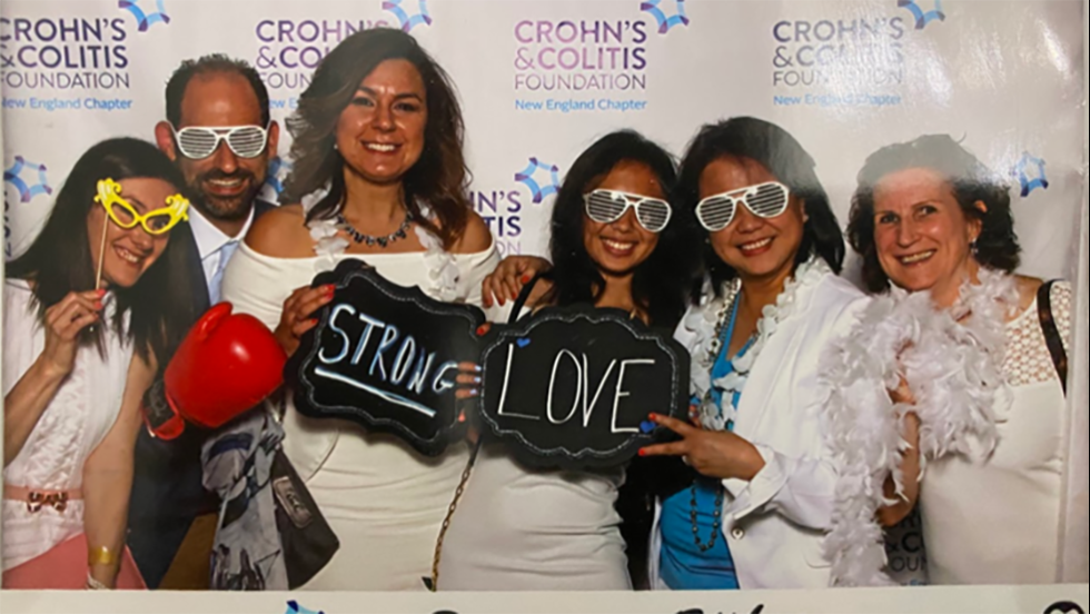 people posing for a photo at an event